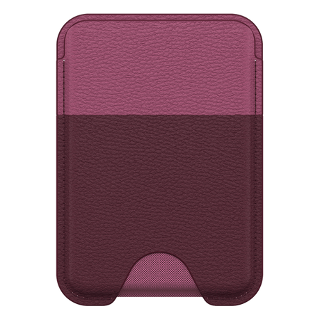 Otterbox - Symmetry Cactus Leather Magsafe Wallet - Maroon Bells