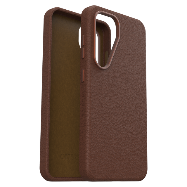 Otterbox - Symmetry Cactus Leather Case For Samsung Galaxy S25 - Rich Adobe