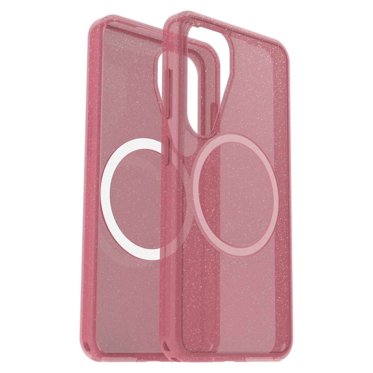 OtterBox Symmetry Clear Magnetic Case for Samsung Galaxy S25 - Foxberry Pink