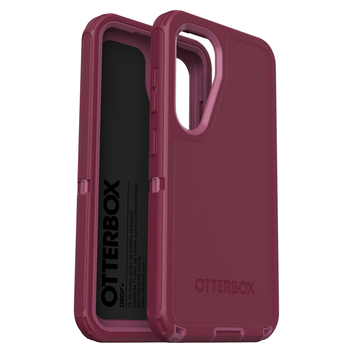 Otterbox - Defender Pro Case For Samsung Galaxy S25 - Foxberry Pink