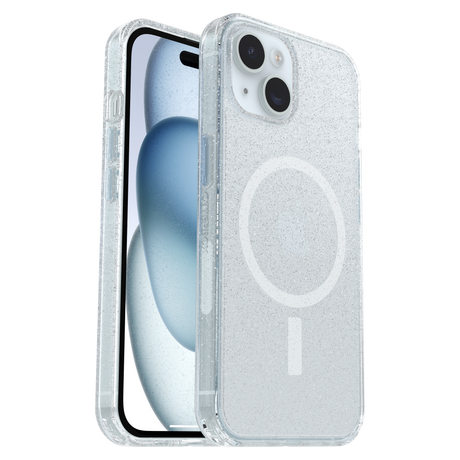 Otterbox - Symmetry Clear Magsafe Case For Apple Iphone 15   /   Iphone 14   /   Iphone 13   /   Iphone 16e - Stardust 3.0