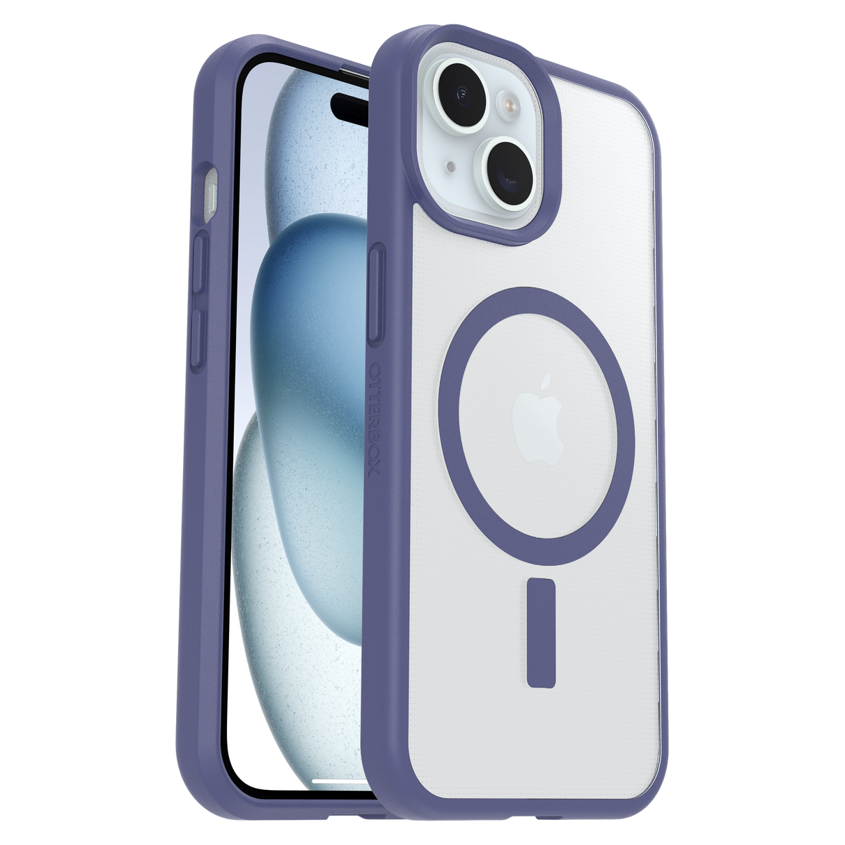 Otterbox - React Magsafe Case For Apple Iphone 15   /   Iphone 16e - Denver Dusk Purple