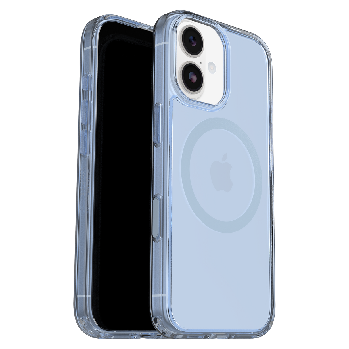 OtterBox Symmetry Clear MagSafe Case with Camera Control for Apple iPhone 17 - Blue Bliss