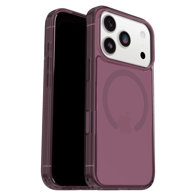 OtterBox Symmetry Clear MagSafe Case with Camera Control for Apple iPhone 17 Pro - Purple Mystery