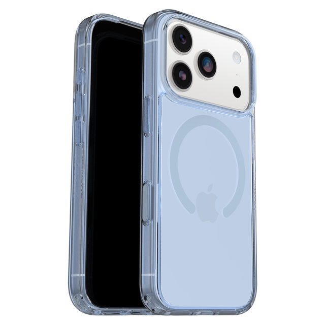 OtterBox Symmetry Clear MagSafe Case with Camera Control for Apple iPhone 17 Pro - Blue Bliss