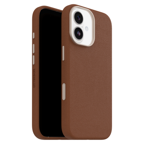 OtterBox Symmetry Cactus Leather MagSafe Case with Camera Control for Apple iPhone 17 - Desert Saddle