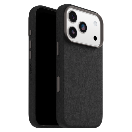 OtterBox Symmetry Cactus Leather MagSafe Case for Apple iPhone 17 Pro - Noir Ash