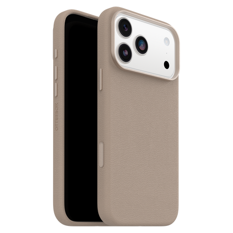 OtterBox Symmetry Cactus Leather MagSafe Case with Camera Control for Apple iPhone 17 Pro Max - Grey Comfort