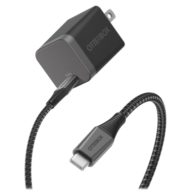 Otterbox - Premium Pro Usb C To Usb C Wall Charging Kit 30w - Nightshade
