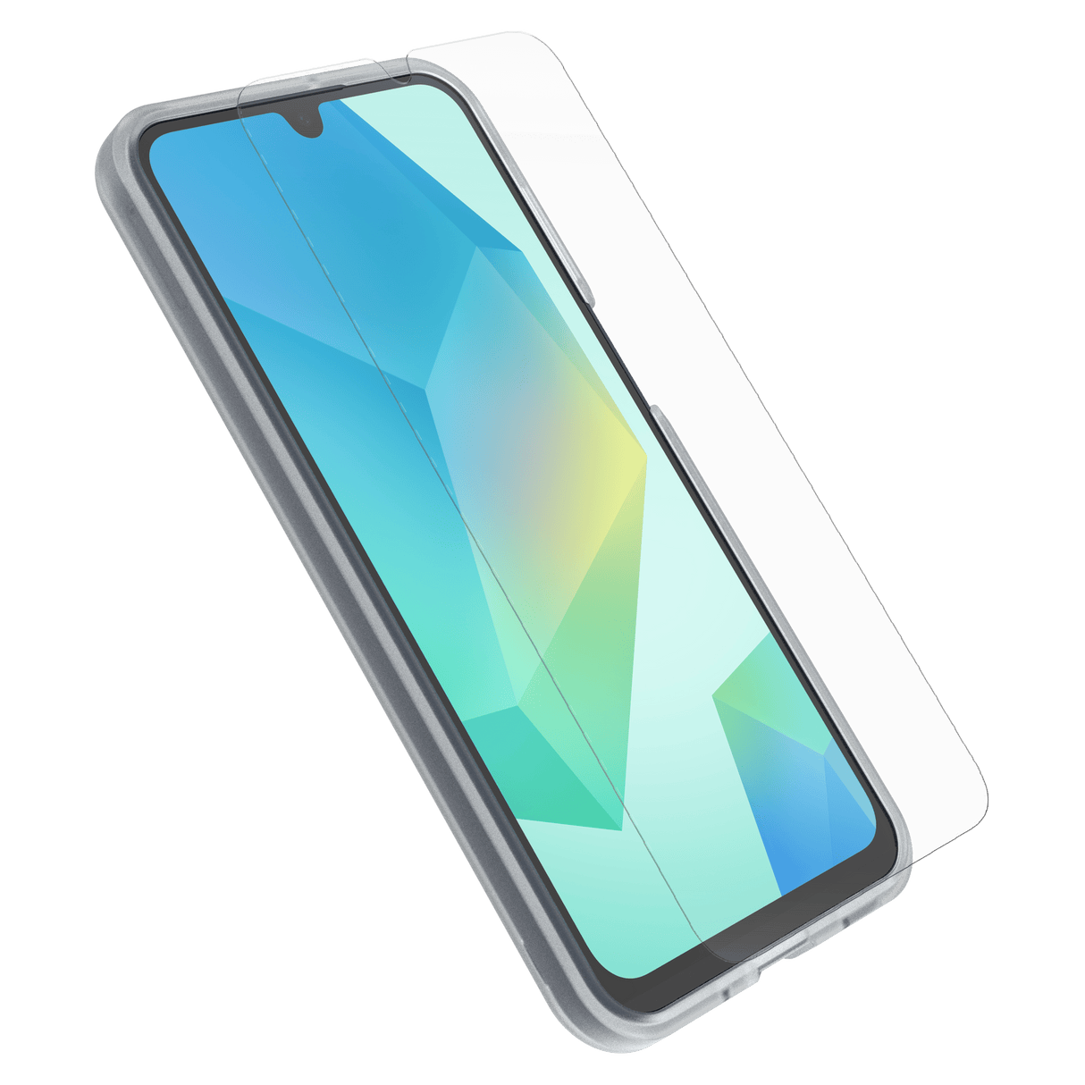 Otterbox - React Case With Glass Screen Protector For Samsung Galaxy A16 5g - Clear