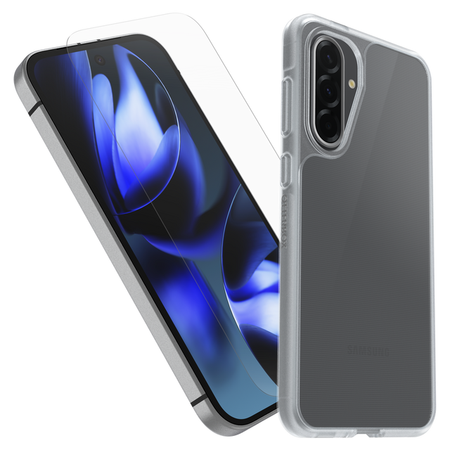 Otterbox - React Case With Glass Screen Protector For Samsung Galaxy A36 5g - Clear