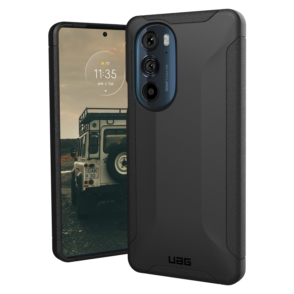 Urban Armor Gear Uag - Scout Case For Motorola Moto Edge Plus 2022 - Black
