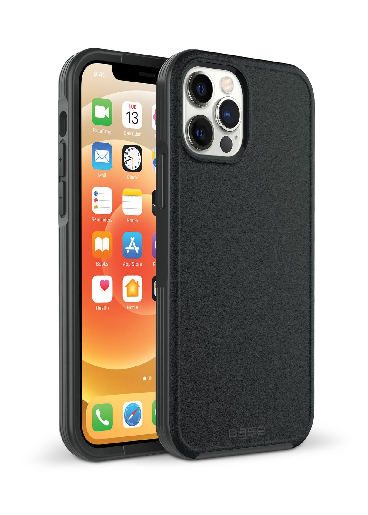 xBase iPhone 13 Max (6.7) - ProTech - Rugged Armor Protective Case - Black