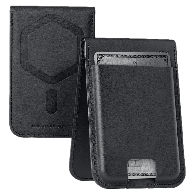 Urban Armor Gear Metropolis MagSafe Wallet in Black - Durable Magnetic Card Holder