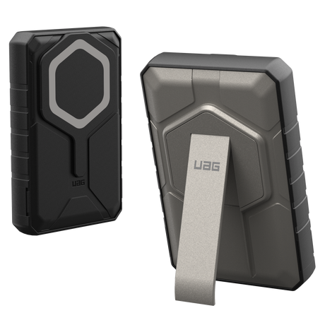 Urban Armor Gear Uag - Rugged Portable Magnetic Power Bank 10000 Mah - Black And Titanium