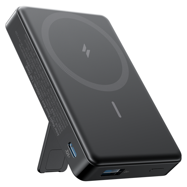 Anker - Maggo Power Bank With Stand 10000 Mah 7.5w - Black