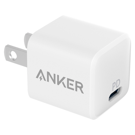 Anker - Powerport 3 Nano Usb C Wall Charger 20w - White