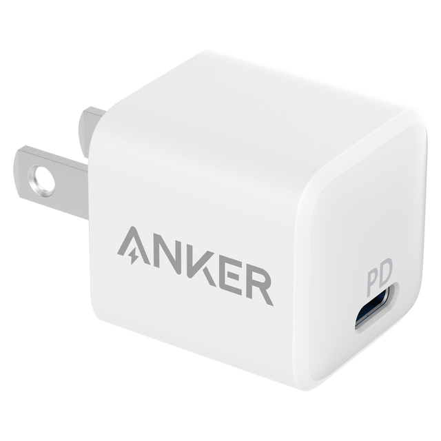 Anker - Powerport 3 Nano Usb C Wall Charger 20w - White