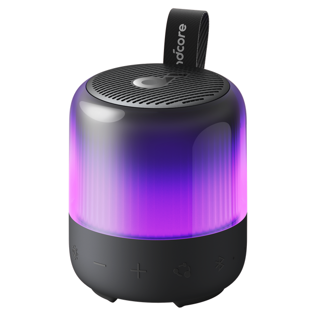 Soundcore - Glow Mini Portable Bluetooth Speaker - Black