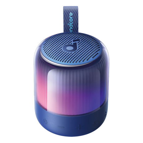 Soundcore - Glow Mini Portable Bluetooth Speaker  - Blue