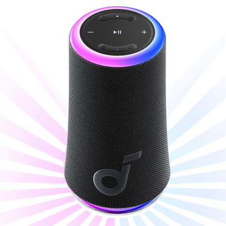 Soundcore - Glow Portable Bluetooth Speaker - Black