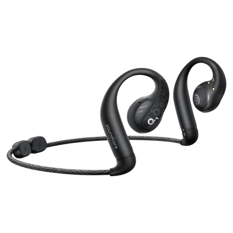Soundcore - Aerofit Pro Open Ear Bluetooth Headphones - Black