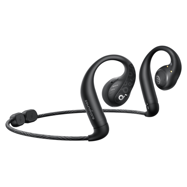 Soundcore - Aerofit Pro Open Ear Bluetooth Headphones - Black