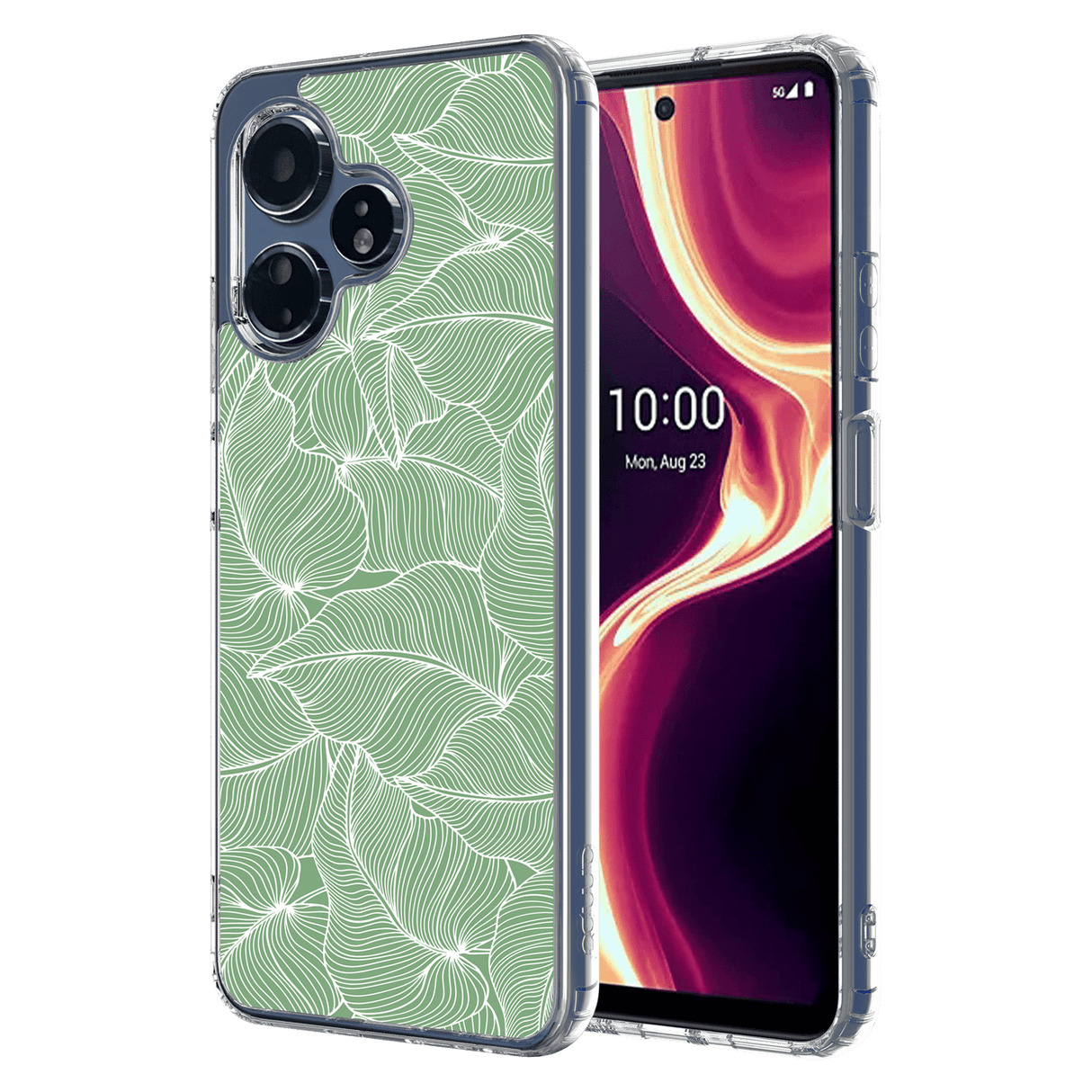 Ampd - Tpu  /  Acrylic Hd Print Case For Celero 5g Plus Gen 3 - Palm