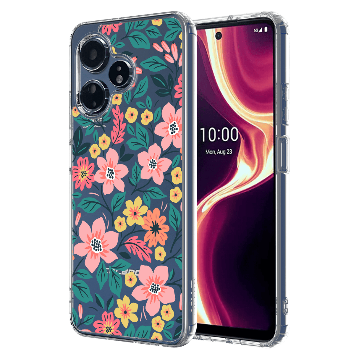 Ampd - Tpu  /  Acrylic Hd Print Case For Celero 5g Plus Gen 3 - Wildflower