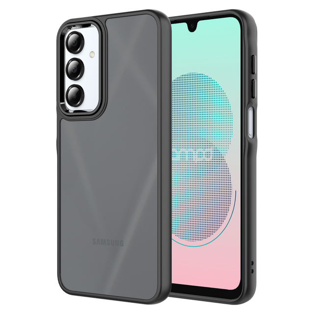 Ampd - Acrylic Smoke Case For Samsung Galaxy A16 5g - Grey And Black