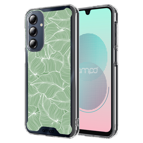 Ampd - Tpu   /   Acrylic Hd Print Crystal Clear Case For Samsung Galaxy A16 5g - Palm Pattern