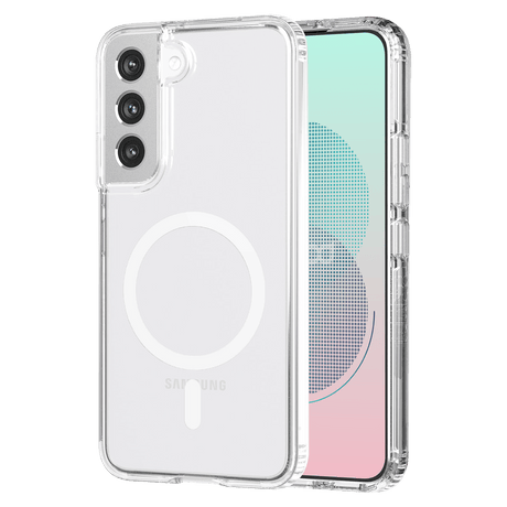 Ampd - Tpu  /  Acrylic Crystal Clear Magsafe Case For Samsung Galaxy S22 - Clear