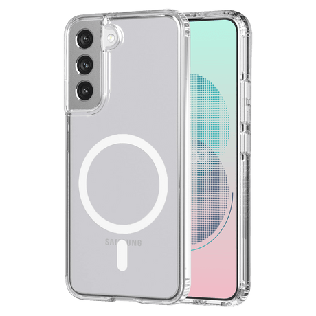 Ampd - Tpu  /  Acrylic Crystal Clear Magsafe Case For Samsung Galaxy S22 Plus - Clear