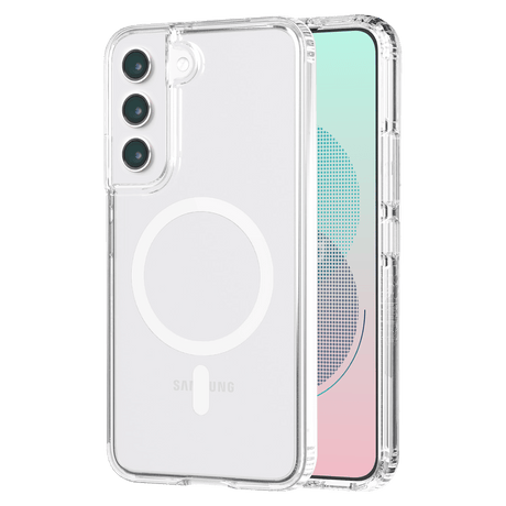 Ampd - Tpu  /  Acrylic Crystal Clear Magsafe Case For Samsung Galaxy S23 - Clear