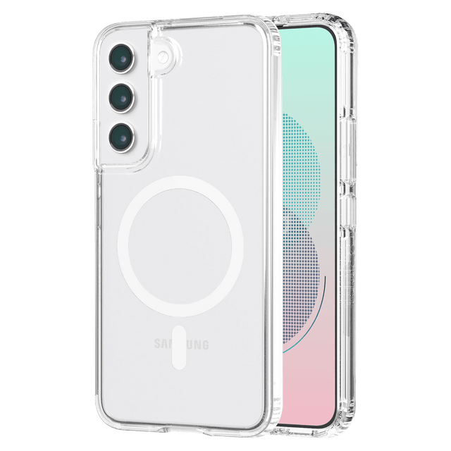 Ampd - Tpu  /  Acrylic Crystal Clear Magsafe Case For Samsung Galaxy S23 - Clear