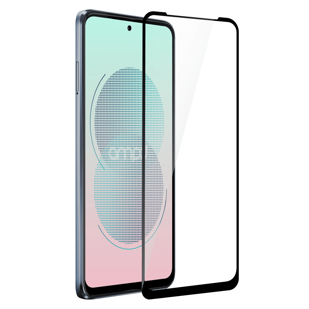 Ampd - 3d Full Faced Impact Glass Screen Protector With Black Border For Motorola Moto G Stylus 5g 2023  /  Moto G Stylus 2023 - Clear