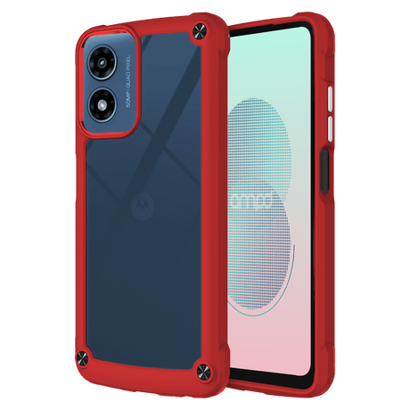 Ampd - Acrylic Durabump Case For Motorola Moto G Stylus 5g 2024 - Red
