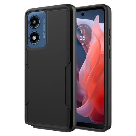 Ampd - Dual Layer Military Drop Case For Motorola Moto G Stylus 5g 2024 - Black