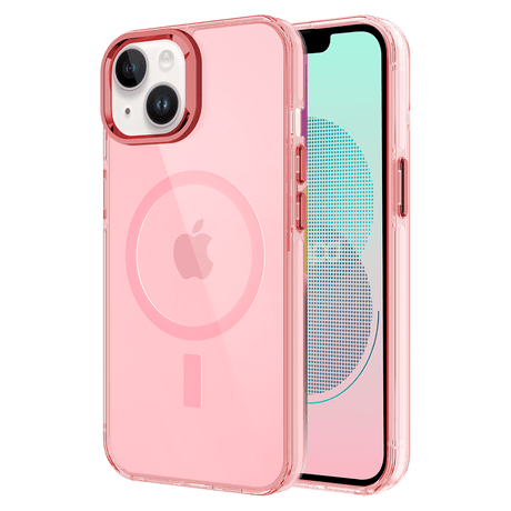 Ampd - Tpu  /  Acrylic Drop Magsafe Case For Apple Iphone 13 - Pink