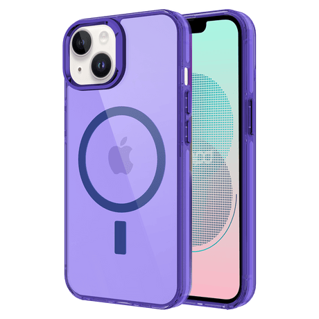 Ampd - Tpu  /  Acrylic Drop Magsafe Case For Apple Iphone 13 - Purple