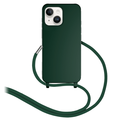 Ampd - Real Feel Tpu Crossbody Strap Case For Apple Iphone 13 - Green