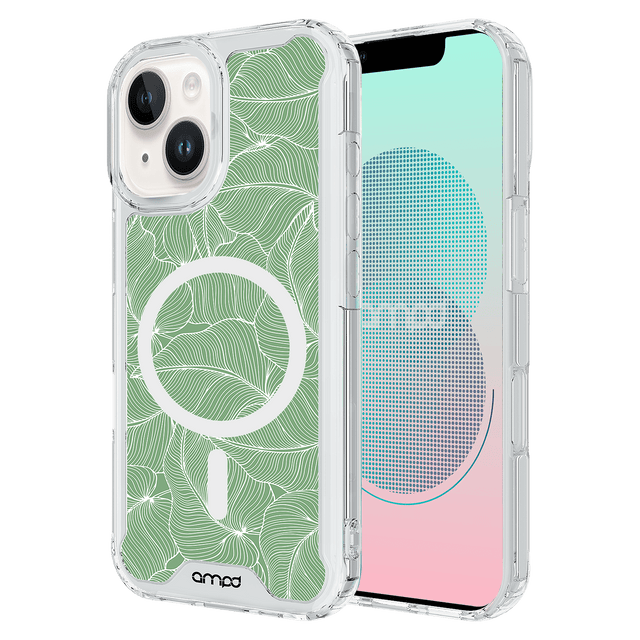 Ampd - Hd Print Magsafe Case For Apple Iphone 13 - Palm