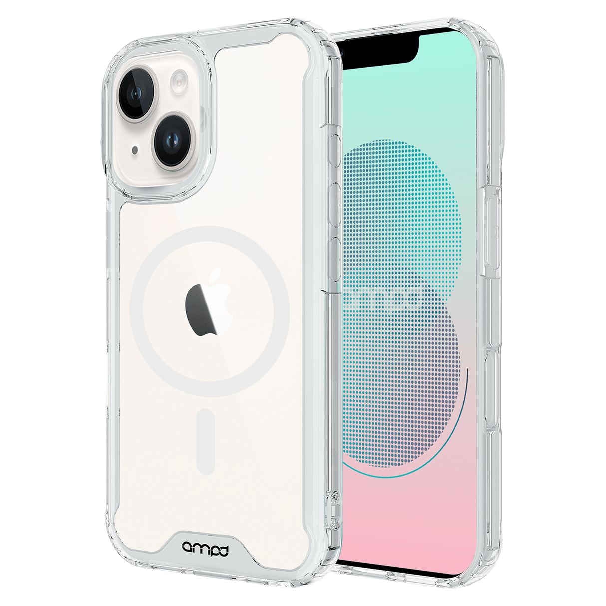 Ampd - Tpu  /  Acrylic Crystal Clear Case For Apple Iphone 13 - Clear