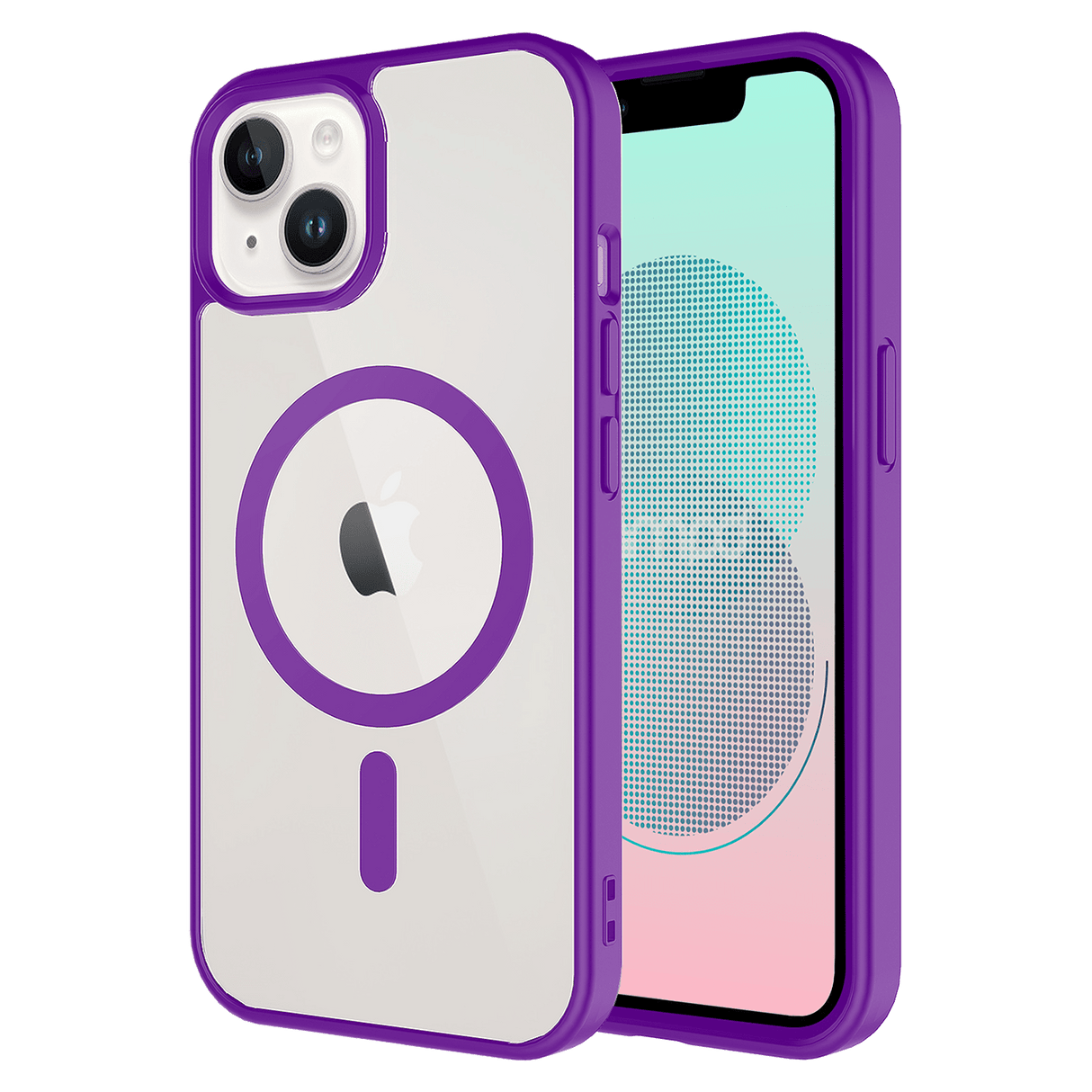 Ampd - Tpu  /  Acrylic Bumper Case For Apple Iphone 13 - Purple