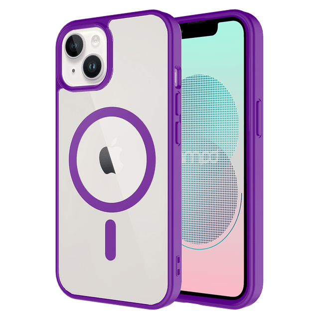 Ampd - Tpu  /  Acrylic Bumper Case For Apple Iphone 13 - Purple
