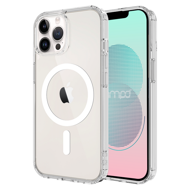 Ampd - Tpu  /  Acrylic Crystal Clear Magsafe Case For Apple Iphone 13 Pro Max - Clear