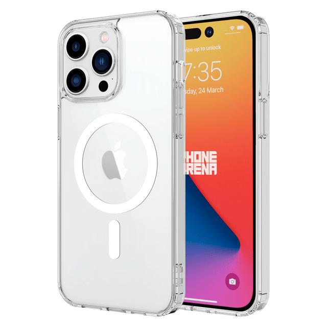 Ampd - Tpu  /  Acrylic Crystal Clear Magsafe Case For Apple Iphone 15 Pro Max - Clear