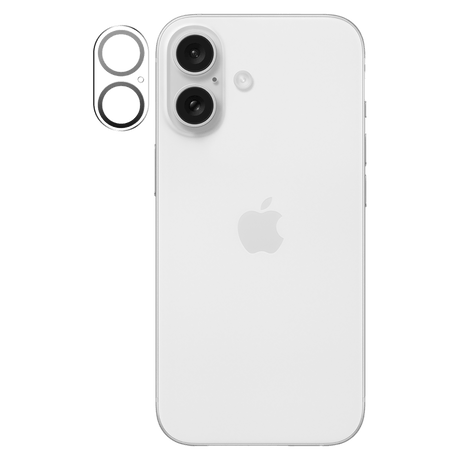 Ampd - Laser Cut Rear Camera Tempered Glass Protector For Apple Iphone 16 - Clear