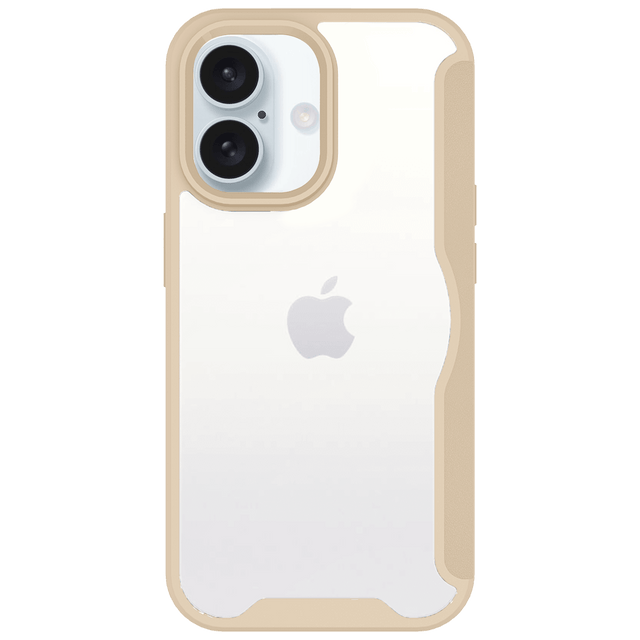 Ampd - Tpu   /   Acrylic Wallet Flip Magsafe Case For Apple Iphone 16 - Tan