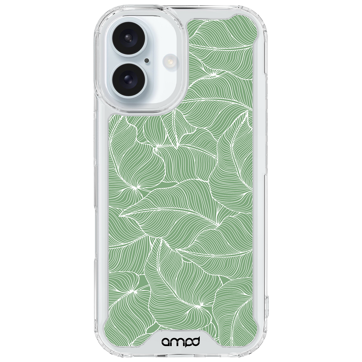 Ampd - Tpu   /   Acrylic Hd Print Magsafe Case For Apple Iphone 16 - Palm